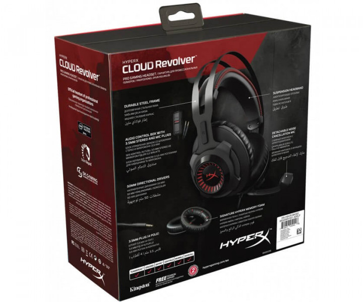 Гарнітура Kingston HyperX Cloud Revolver (HX-HSCR-BK / EE)
